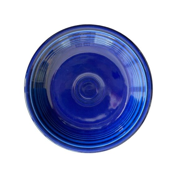 3‎ Pieces of Fiesta Ware Cobalt Blue- Bowl,  Plate And Mug - Picture 4 of 7